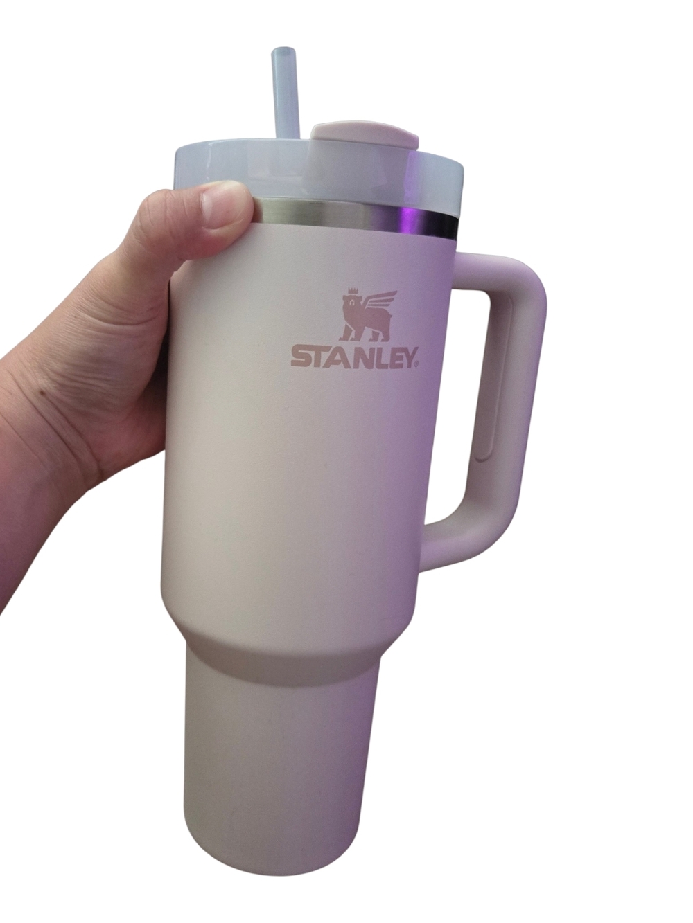 Stanley 40 oz Stainless Steel H2.0 Flowstate Quencher Tumbler Rose Quartz 2.0